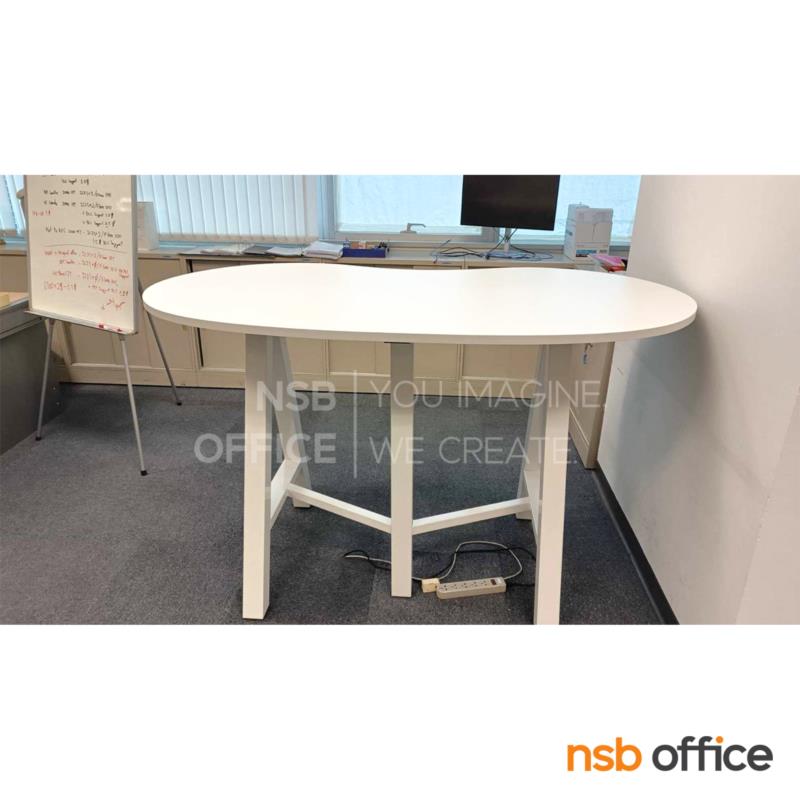 โต๊ะบาร์ทรงรูปถั่ว รุ่น Banita (เบนิต้า) ขนาด 110H cm. ขาเหล็ก