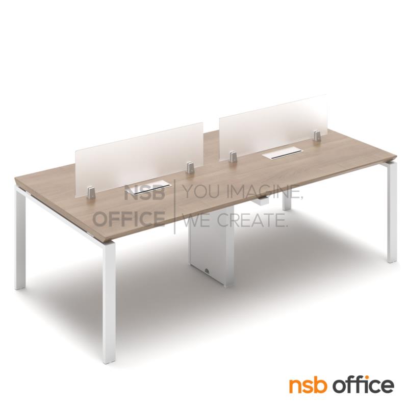 A27A088:โต๊ะทำงานกลุ่ม รุ่น Boreas (โบรีส) 4, 6 และ 8 ที่นั่ง พร้อมมินิสกรีนกระจก