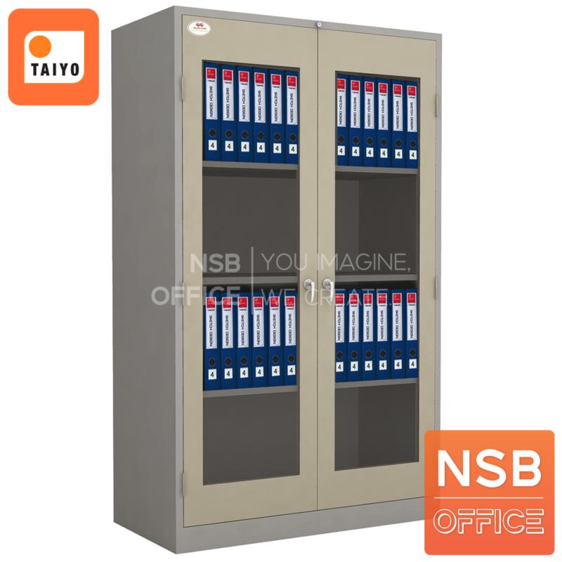 E07A019: ตู้เหล็กบานเปิดอะคิลิค 122.2W*61.1D*198.2H cm รุ่น CB78BWK-99 (รับน้ำหนัก 80 KG/ชั้น) 