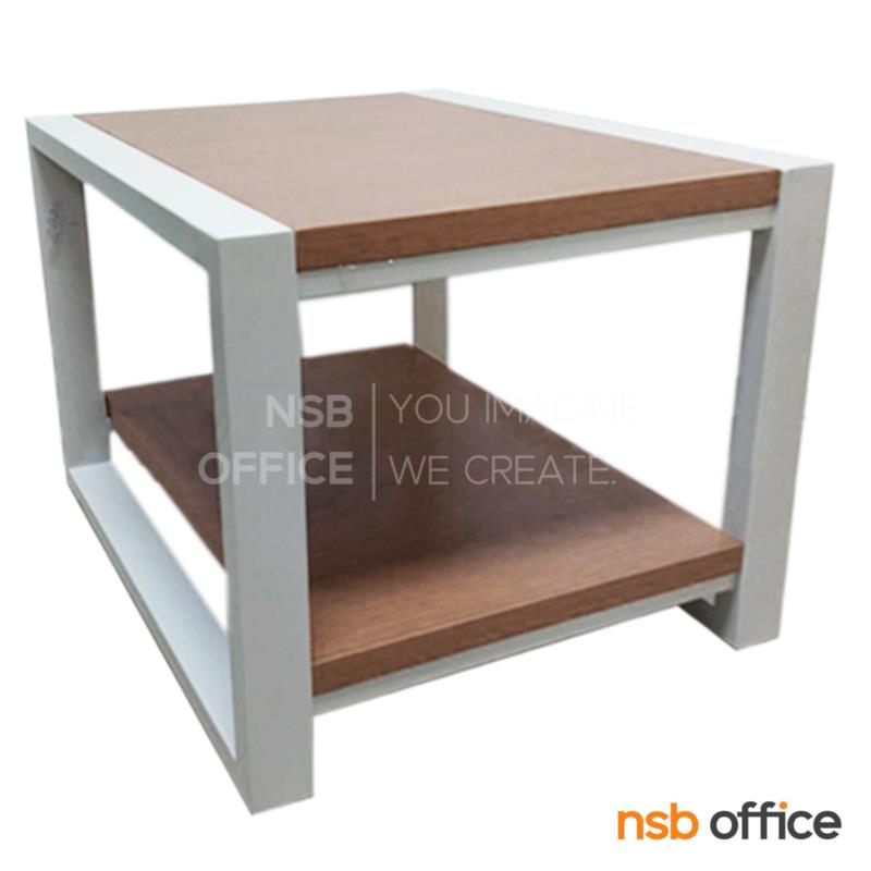 โต๊ะกลางไม้ รุ่น TY-041 ขนาด 50W cm. โครงเหล็ก 