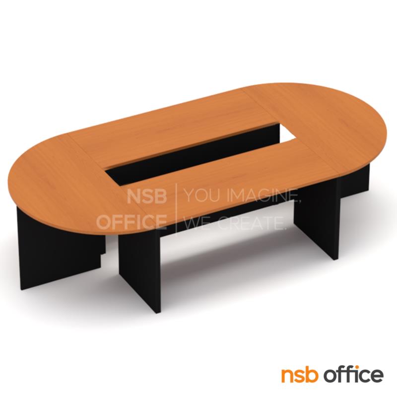 A05A255:โต๊ะประชุมหัวโค้ง รุ่น Arbat (อาราบัต) ขนาด 300W, 450W, 600W cm. ขาไม้