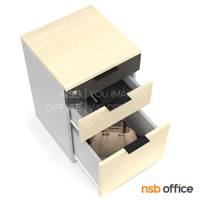 ตู้ลิ้นชักใต้โต๊ะทำงาน รุ่น Wendy (เวนดี้) ขนาด 40W*40D*60H cm. เมลามีน