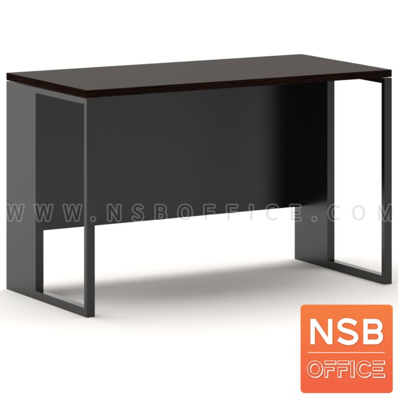 A10A077:โต๊ะทำงานขาเหล็ก รุ่น Grendel (เกรนเดล)  บังตาไม้ ขาเหล็กกล่อง