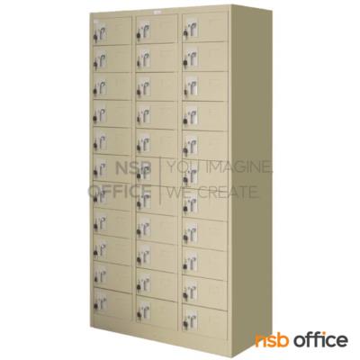 ตู้เหล็กล็อคเกอร์ 33 ประตู กุญแจแยก รุ่น ZLK-6133   