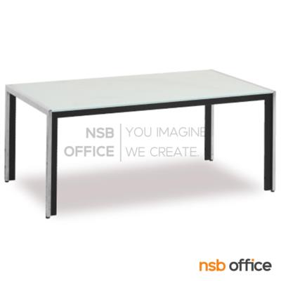 โต๊ะกลางกระจกพ่นสี  รุ่น GD-BD ขนาด 90W cm. โครงเหล็ก