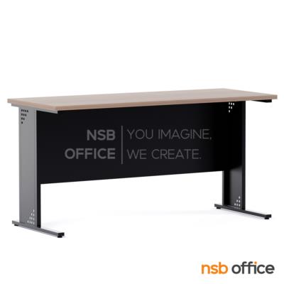 โต๊ะทำงานโล่ง    รุ่น Angelo (แอนเจลโล่) ขนาด 120W ,150W ,180W cm. โครงขาเหล็กตัวแอล