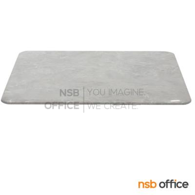 ท็อปหินอ่อนขอบมน สีเทา   