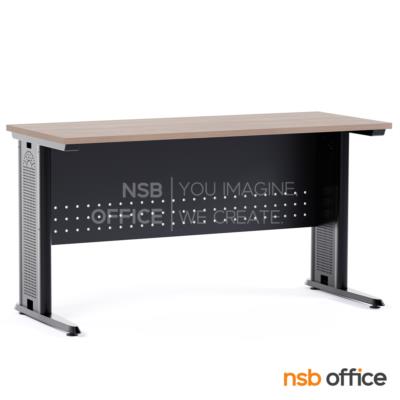 โต๊ะทำงาน หน้าตรง รุ่น Bryson (ไบรสัน)  บังตาเหล็ก ขาเหล็ก