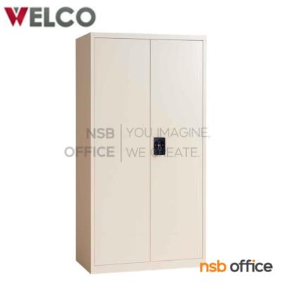 ตู้เสื้อผ้าเหล็ก 2 บานเปิด รุ่น WCAB10  ขนาด 91W*53D*183H cm. 