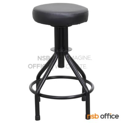 เก้าอี้บาร์สตูลที่นั่งกลม รุ่น Syntrex (ซินเทรกซ์)  ขาเหล็กพ่นดำ