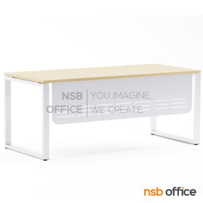 โต๊ะผู้บริหารหน้าตรง รุ่น Dexton (เด็กซ์ตอน)  บังตาเหล็ก