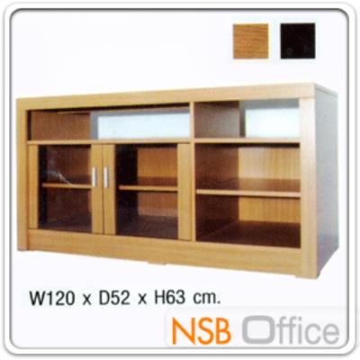 ตู้วางทีวี บานเปิดกระจก W120*D52*H63 cm (ยกเลิก)