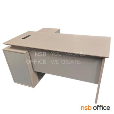 โต๊ะผู้บริหารตัวแอล รุ่น Harmony (ฮาร์โมนี) ขนาด 140W, 160W cm. 