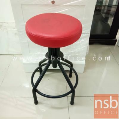  เก้าอี้ สีแดง ขาดำ ขนาด32*63*63ซม.   