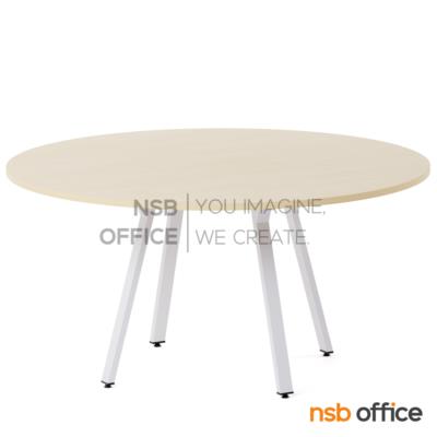 โต๊ะประชุมทรงวงกลม รุ่น Cambric II ขนาด 150Di cm.  ขาเหล็กกล่องทำสี