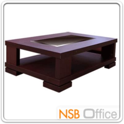 โต๊ะกลางกระจกสีชา 100W cm. รุ่น SR-TABLE-BLACK ไม้สีโอ๊ค (ยกเลิก)