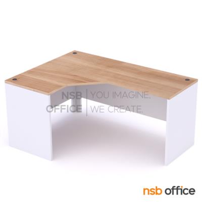 โต๊ะทำงานตัวแอลหน้าโค้งเว้า   รุ่น Simpson (ซิมป์สัน) ขนาด 150W, 165W, 180W cm.  