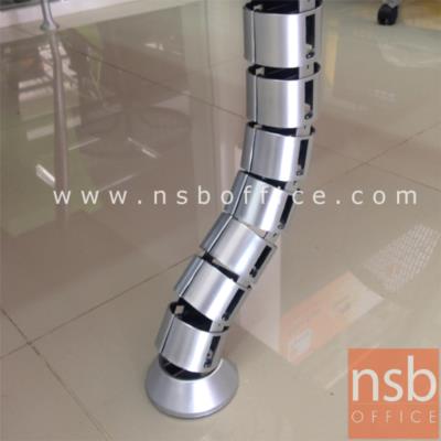 กระดูกงูร้อยสายไฟสีเงิน รุ่น TJ-199 ขนาด 75H cm. 