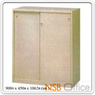 ตู้เอกสาร 2 บานเลื่อนทึบ 106.2H cm. รุ่น PSD-SAC-3B (วางด้านล่าง)