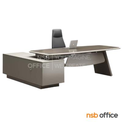 โต๊ะผู้บริหารตัวแอล รุ่น Velanise (เวลานีซ) ขนาด 180W, 200W cm. 