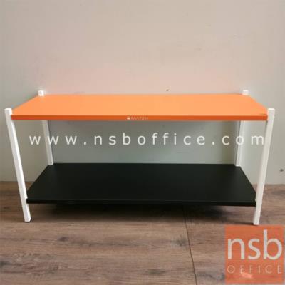 โต๊ะกลางเหล็ก สีส้ม/ดำ ขนาด100*36*49ซม.