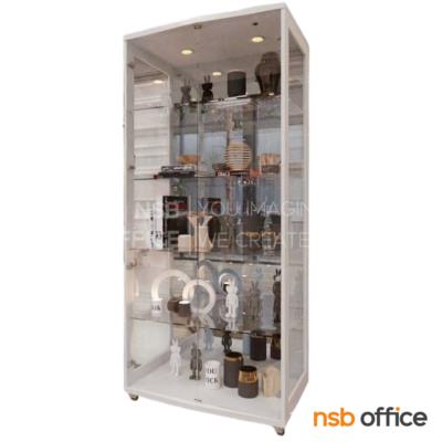 ตู้โชว์กระจกเก็บของ รุ่น Queensland (ควีนส์แลนด์) ขนาด 80W*50D*200H cm. 