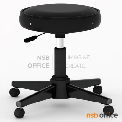 เก้าอี้บาร์สตูลที่นั่งกลม รุ่น Cottage (คอทเทจ) ขาเหล็ก  ล้อเลื่อน