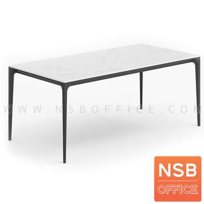 โต๊ะทรงสี่เหลี่ยม รุ่น Flexcil (เฟล็กซิล) ขนาด 240W*120D cm. ขาเหล็กสีเทาเข้ม