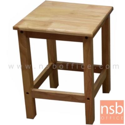 เก้าอี้เหลี่ยมไม้ยางพารา รุ่น HAZELNUT (ฮาเซลนัท) ขนาด 35W cm. 