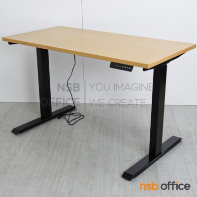 โต๊ะทำงานปรับระดับ Sit 2 Stand ระบบไฟฟ้า รุ่น Flaxen 4 (แฟลกซ์เซ็น 4)  ขาเหล็กเหลี่ยม