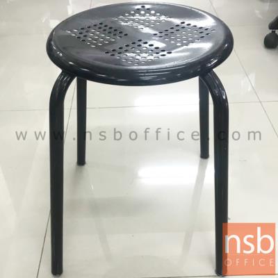 เก้าอี้สตูลเหล็กสีดำ รุ่น NSB-CHAIR33 ขนาด 31Di*45H cm.  (ยกเลิก)
