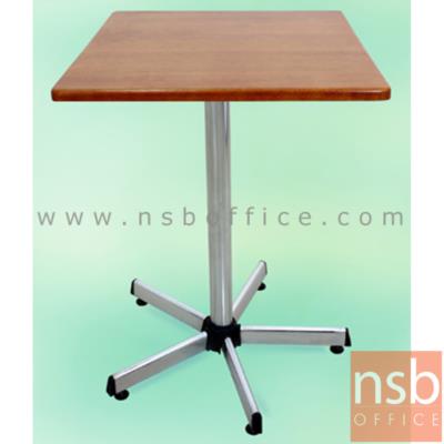 โต๊ะไม้ยางพารา รุ่น Fyn (ฟิน) ขนาด 60W ,75W cm. ขาเหล็ก 