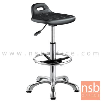 เก้าอี้บาร์สตูลที่นั่งเหลี่ยม รุ่น Brennan (เบรนแนน)  โช๊คแก๊ส ขาเหล็กชุบโครเมี่ยม (ยกเลิก 25/10/20200)