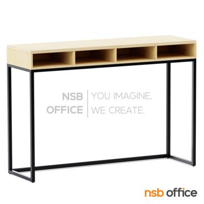 โต๊ะเคาน์เตอร์บาร์สูงหน้าตรง  รุ่น Bar-D ขนาด 150W, 180W cm.  ช่องวางของ