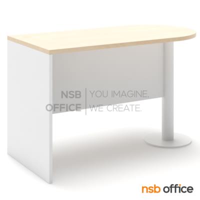 โต๊ะแพทย์ในห้องตรวจ รุ่น Clyxor (ไคเซอร์) ขนาด 120W cm.  ขาเหล็กจานกลม