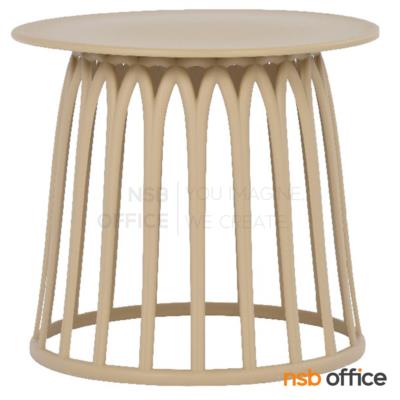 โต๊ะกลางรับแขกหน้าพลาสติก รุ่น รุ่น Arelle (อาเรล)  สีดำ, สีครีม