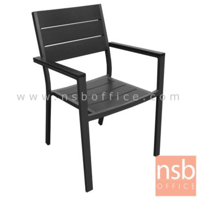 เก้าอี้สนามไม้โพลี่สังเคราะห์ รุ่น EAGLE ขนาด 56.5W cm. โครงอลูมิเนียม ใช้งานกล้างแจ้งได้ ยกเลิกใช้B08A049