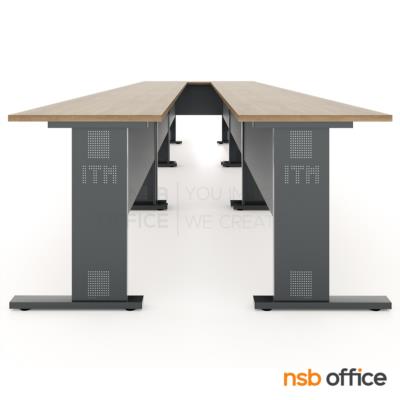 โต๊ะประชุมตัวต่อทรงสี่เหลี่ยม 14-18 ที่นั่ง รุ่น Kyzen (ไคเซ็น) ขนาด 510W, 660W*150D cm. 