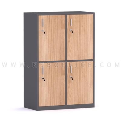 ตู้ล็อคเกอร์ไม้ 4 ประตู 80W cm รุ่น Tracy (เทรซี)  