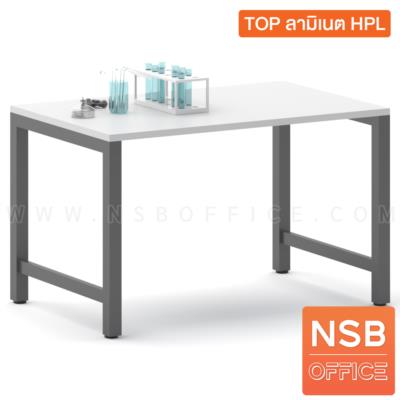 โต๊ะปฏิบัติการ ลึก 75D cm รุ่น Pureflix (เพียวฟลิกซ์) หน้าท็อป HPL และ คอมแพคลามิเนต  ขาเหล็กทำสี Epoxy