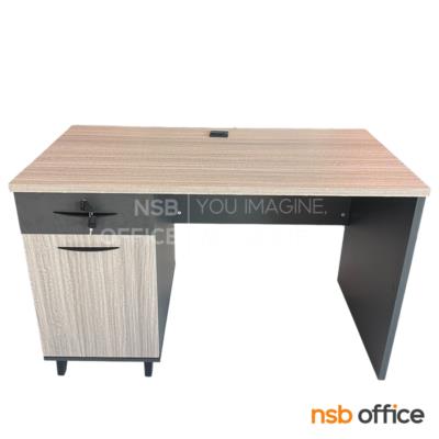 โต๊ะทำงาน 1 ลิ้นชัก 1 บานเปิด รุ่น Burney (เบอร์นีย์) ขนาด 120W cm.  