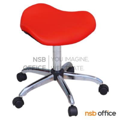 เก้าอี้บาร์สตูลที่นั่งกลม รุ่น Zintix (ซินติกส์) โครงขาเหล็ก ล้อเลื่อน