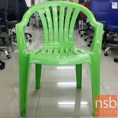เก้าอี้พลาสติกล้วนสีเขียว  ขนาด 40W*80H cm. (STOCK-1 ตัว) 