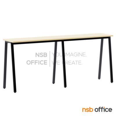 โต๊ะบาร์สูง รุ่น Canny (แคนนี่) ขนาด 150W , 180W , 210W และ 240W cm.  ขาเหล็ก