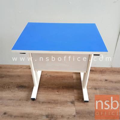  โต๊ะคอม สีน้ำเงิน มีจำนวน1ตัว ขนาด80*60*75   