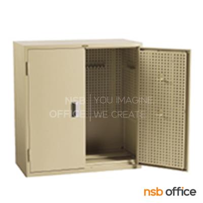 ตู้เหล็กเก็บเครื่องมือ 2 บานเปิดทึบ 110H cm. ยี่ห้อลัคกี้ รุ่น IEL-9110 มือจับฝัง  **ยกเลิก 23/12/67 