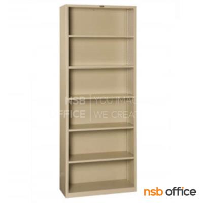 ตู้วางหนังสือ 6 ช่องโล่ง 76.2W*32D*198.1H cm. รุ่น LUCKY-SB-3078   (10/12/24)