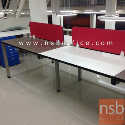 ชุดโต๊ะทำงานกลุ่ม Smart-S120 พร้อมมินิสกรีน (120W*60D / ที่นั่ง) ยกเลิก
