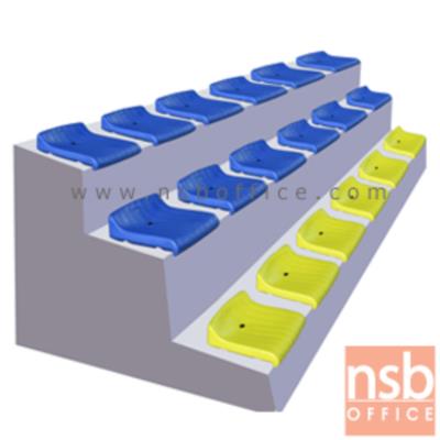 เปลือกเก้าอี้โพลีสนามกีฬา STADIUM SEAT ติดตั้งบนงานปูน