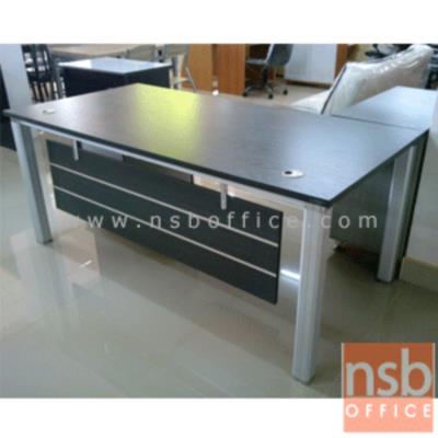 โต๊ะผู้บริหารตัวแอล  รุ่น RZ-LIVE ขนาด 160W ,180W cm. พร้อมตู้ข้าง
